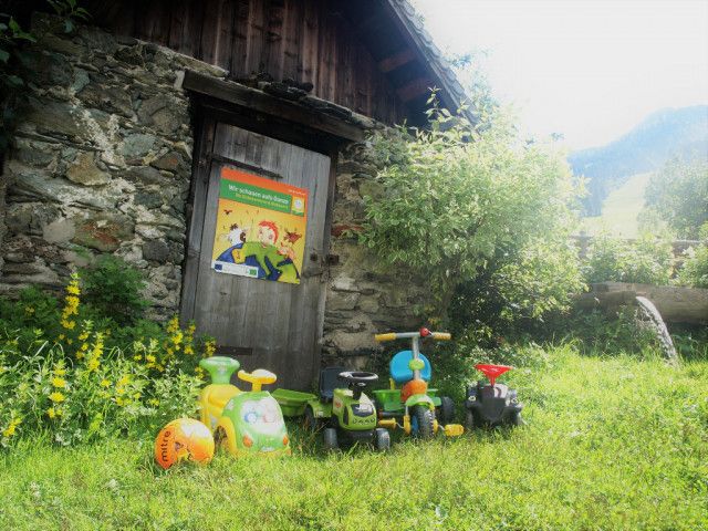 Biohof Maurachgut-Bauernhofurlaub-Kinder-Roller-Sp